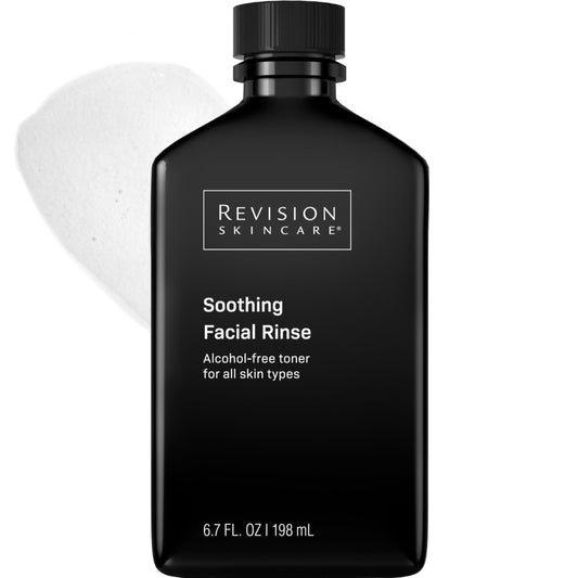 Revision Skincare Soothing Facial Rinse, Alcohol Free Toner, Cleansing and Hydrating Face Wash, Ideal for Sensitive Skin, 6.7 fl oz