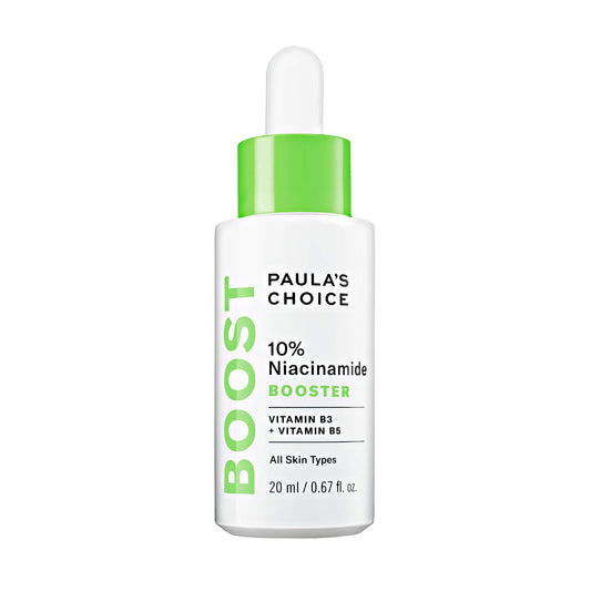 Paula's Choice BOOST 10% Niacinamide Face Serum Booster, Facial Serum with Vitamin B3, Vitamin C & Licorice Extract Serum, Pore Minimizer, All Skin Types, Fragrance-Free, 0.67oz