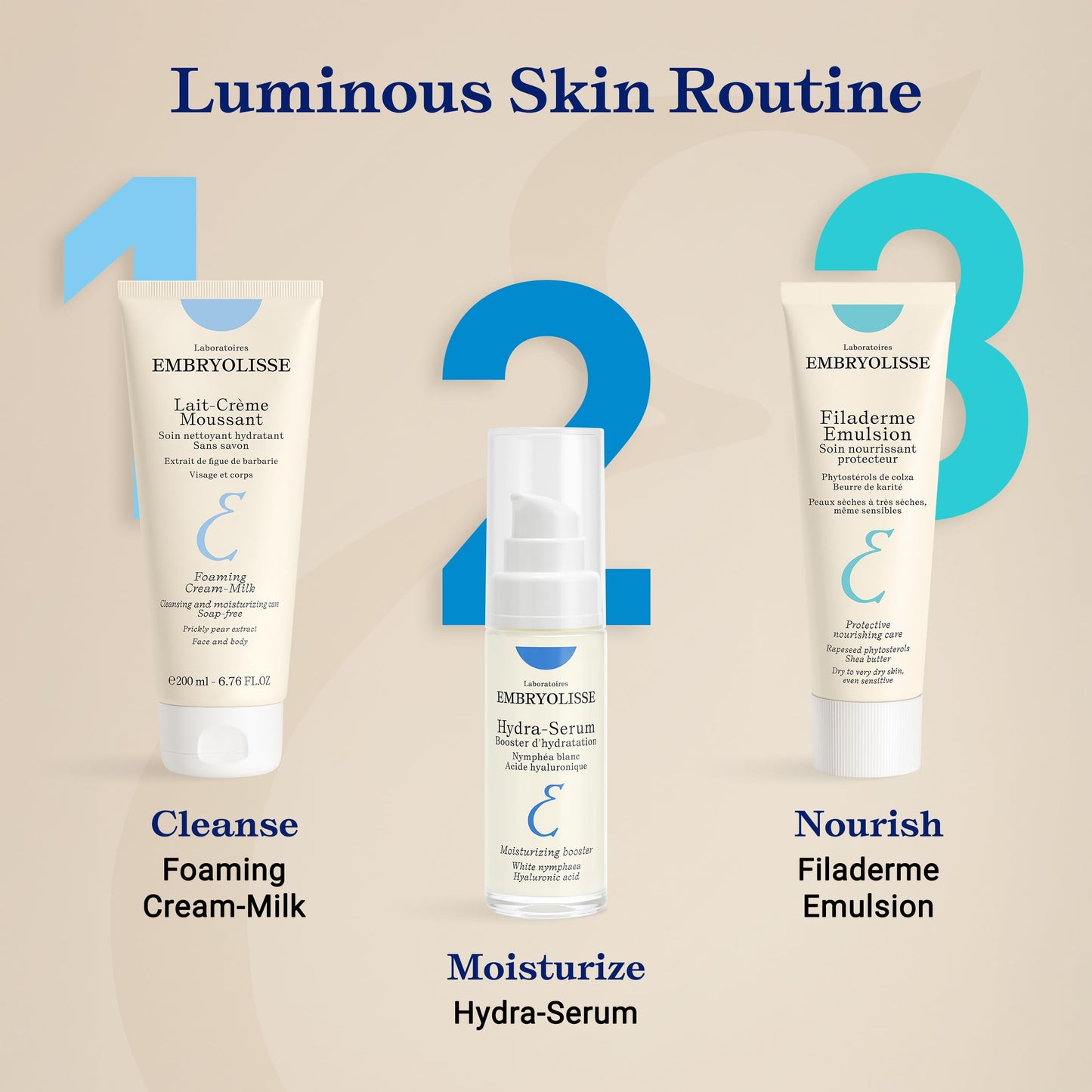 Embryolisse Filaderme Emulsion Face Moisturizer, Intensive Repair for Dry Skin, with Aloe Vera & Shea Butter, 2.54 Fl Oz