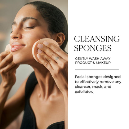 Natura Bissé Cleansing Sponges, Soft Pliable Facial Cleansing Sponges, 2 ct