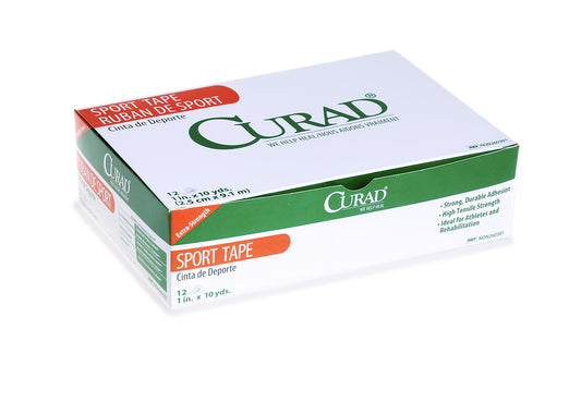 CURAD Ortho Porous Sports Adhesive Tape 3" x 10 yds., Box of 4