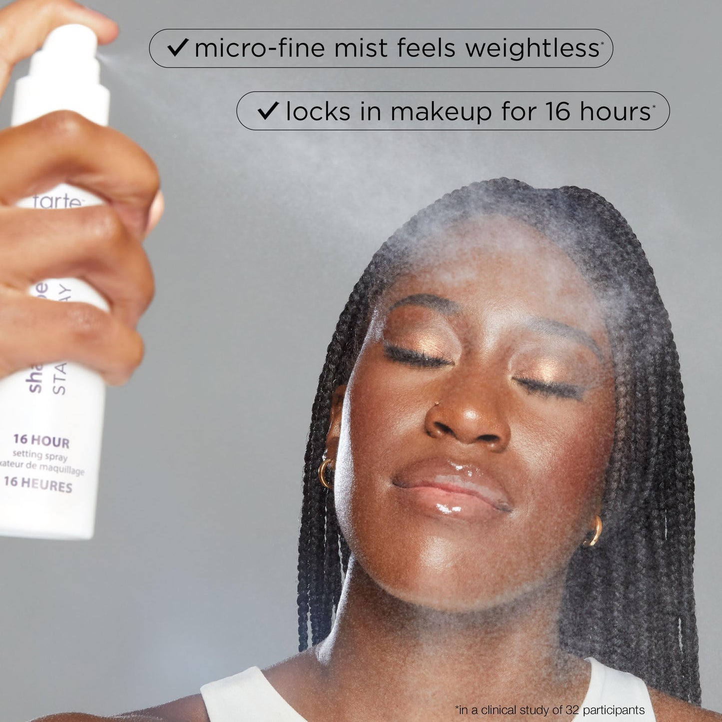 tarte shape tape vegan stay spray