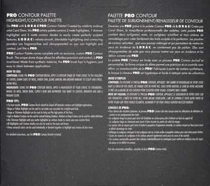 LORAC PRO Contour Palette & Contour Brush, Multi